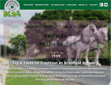 Tablet Screenshot of bradfieldbrewery.com